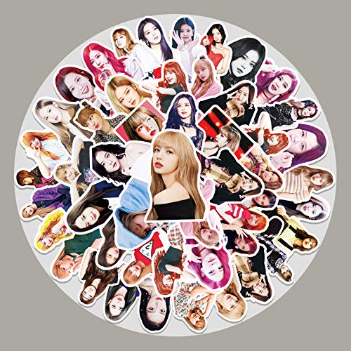 YCYY 52 Blackpink Women'S Group Graffiti Stickers Suitcase Suitcase Scooter Car Refrigerator Decorative Stickers