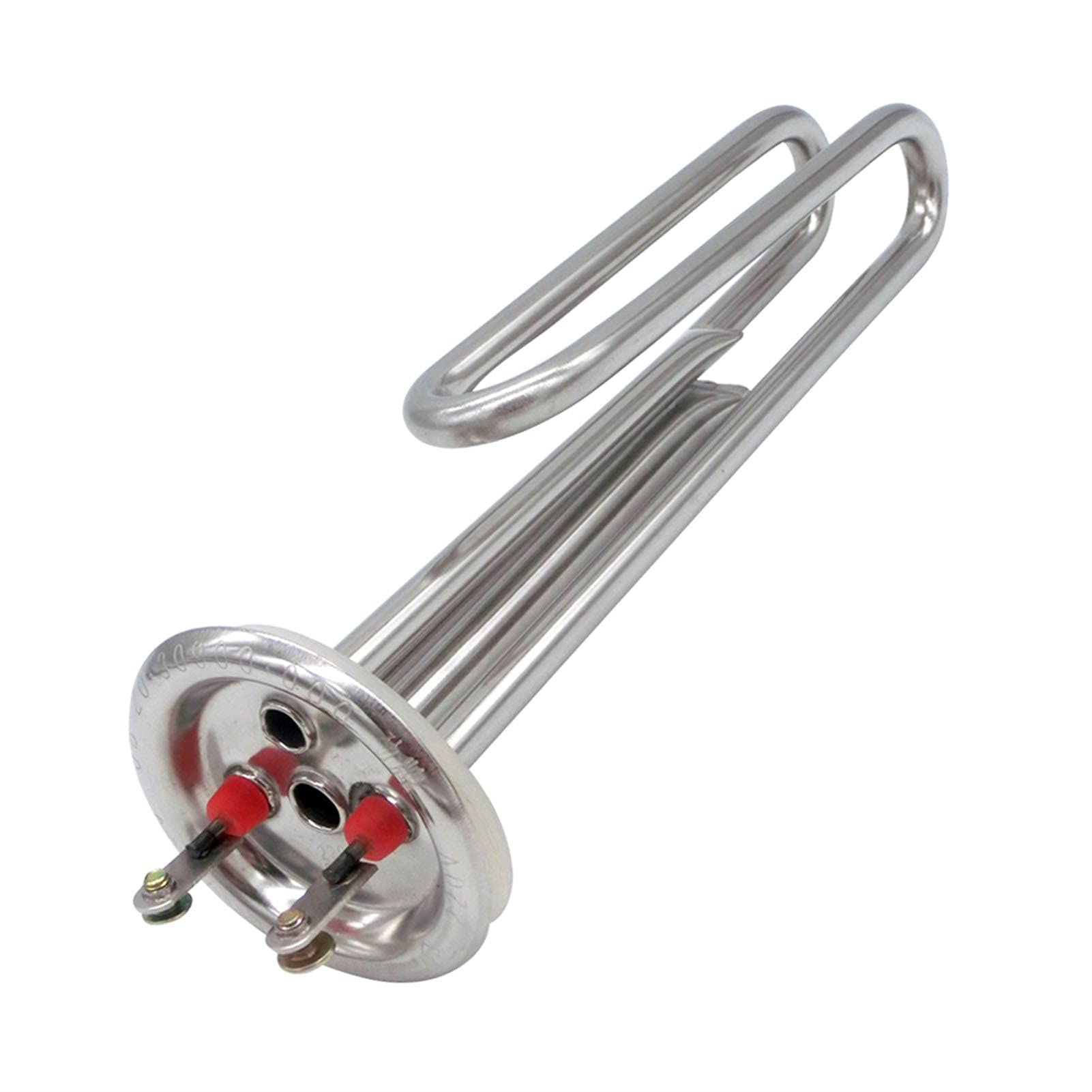 Element grzejny do wody, 201 grzejniki ze stali nierdzewnej, 3 kW podgrzewacz wody, kołnierz/tarcza 63 mm / 88 mm, średnica rury. 8 mm/10 mm. (Kolor: 220 V 201SS, rozmiar: typ A 3KW 210L)