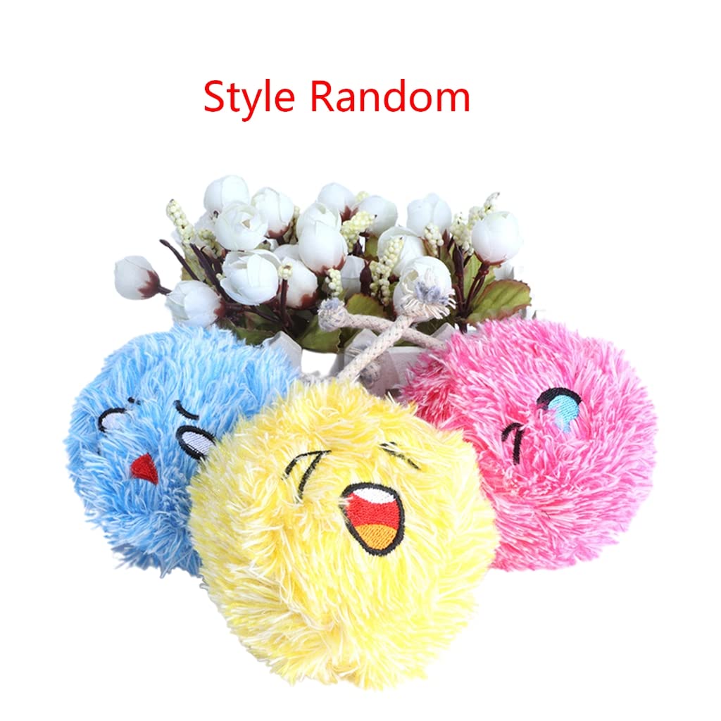 LIUANDS Plush Toy Balls for Cat Training Playing- Pompoms Pet Supplies for Cat Colorful Balls Cat Toy Pompoms 4