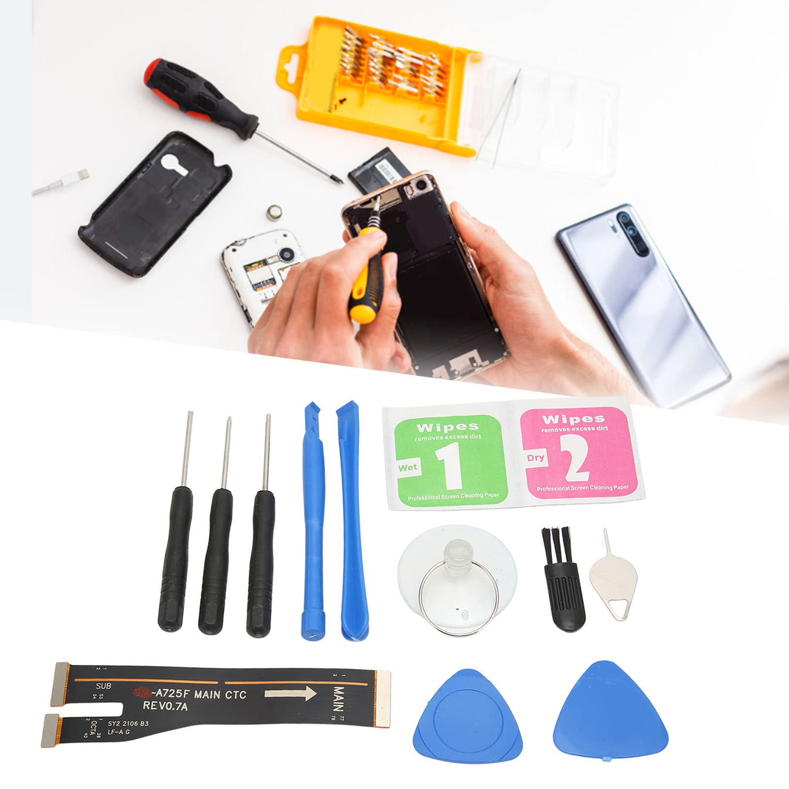 Tangxi Replacement Flex Connector Cable for Galaxy A72 5G, A726, A72 4G, A725 Motherboard Repair