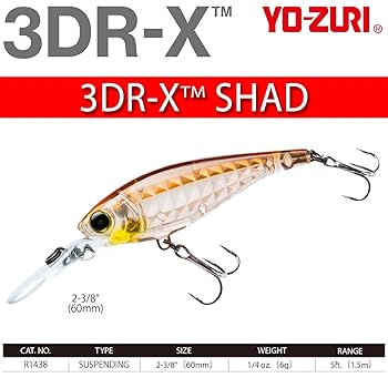 Youtaroh Amazon.com : Yo-Zuri R1438-PSBL: 3Dr-X Shad (Sp) 60Mm 2-3/8