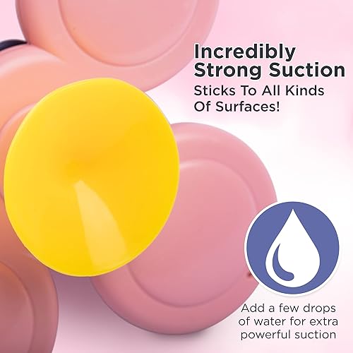 Miniatura 3 de KayLe Juguetes sensoriales Spinning Top para niños pequeños, juguete sensorial con ventosa para bebé con sonajero, diversión para el baño y el