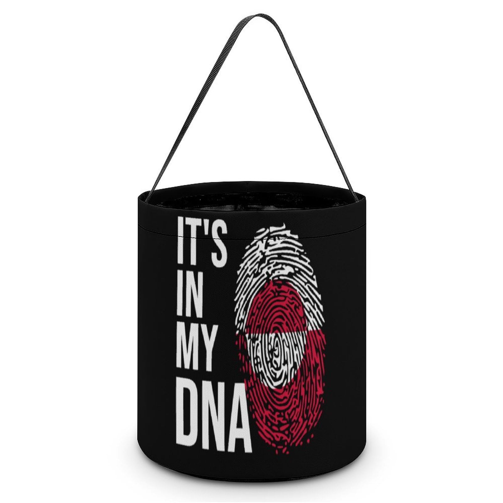 It's in My DNA Greenland Flag Cute Easter Basket Bags Eggs Bucket Candy Tote Decorations Gifts Party Storage Bag, style