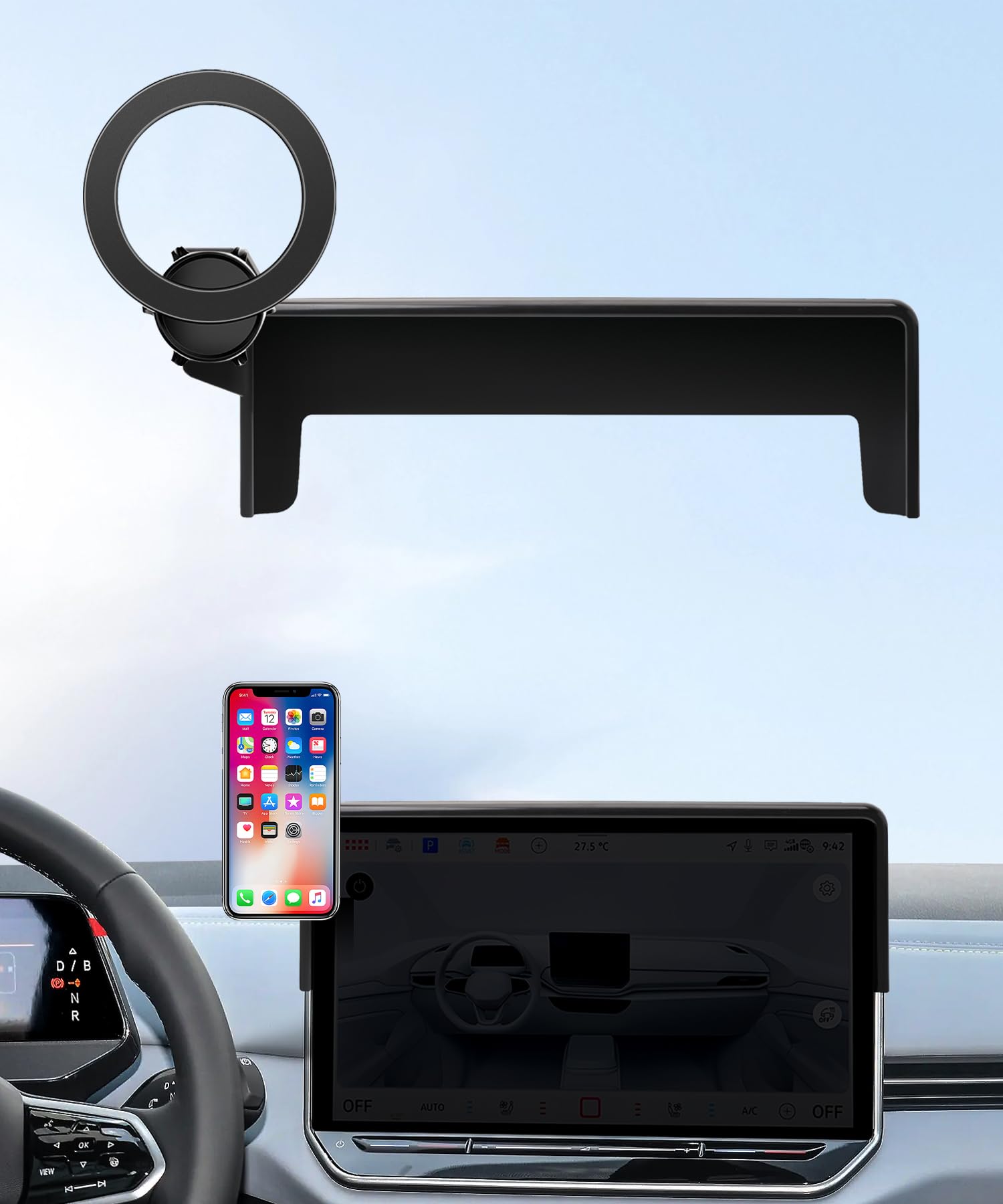 Amazon.com: MaserWeller Car Phone Holder for 2024 2025 2026 VW ID