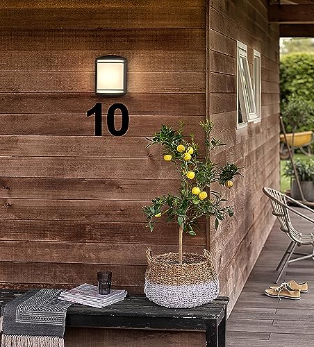 Nanlyiau 4in/10.2cm numero civico esterno adesivo