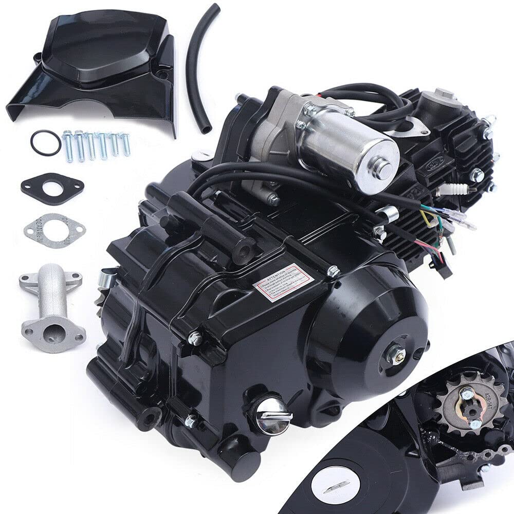 Buy LOYALHEARTDY 125CC AirCooled Engine 4 Stroke Motor, Semi Auto with