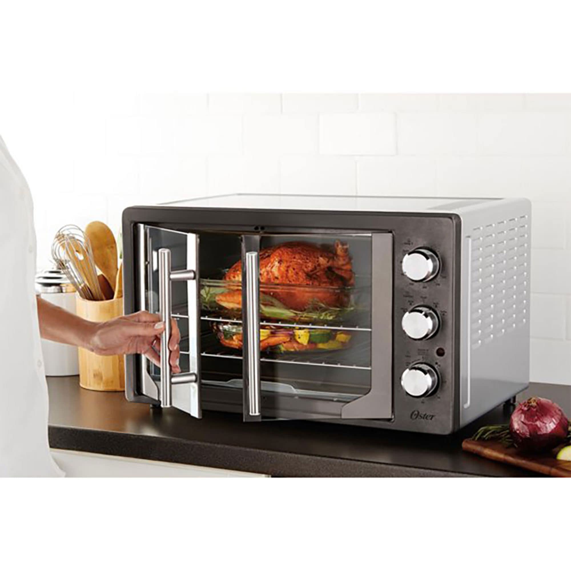 oster convection oven with french doors