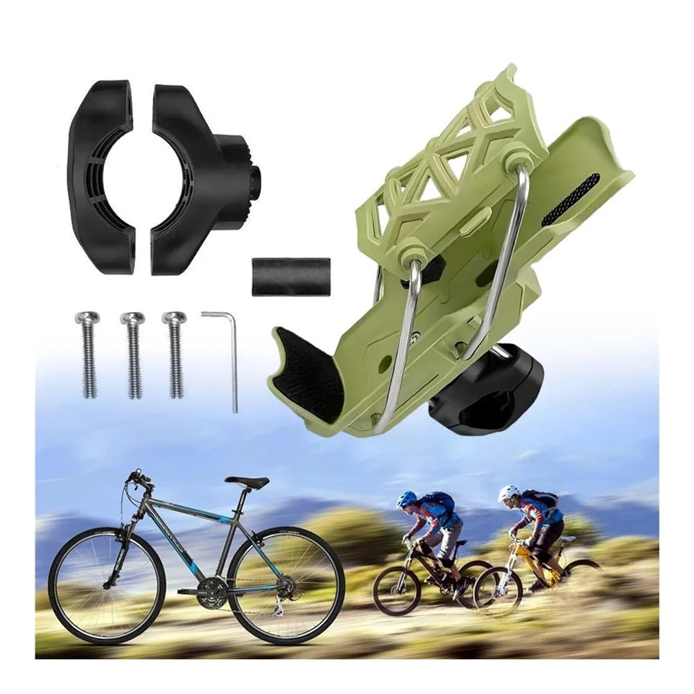 Flaschenhalter Motorrad 360 ° Verstellbarer Lenker-Cup-Käfig, Universeller Adaptiver Fahrrad- Und Motorrad-Wasserflaschenhalter Für Straßenradfahren, ADV-Motorrad