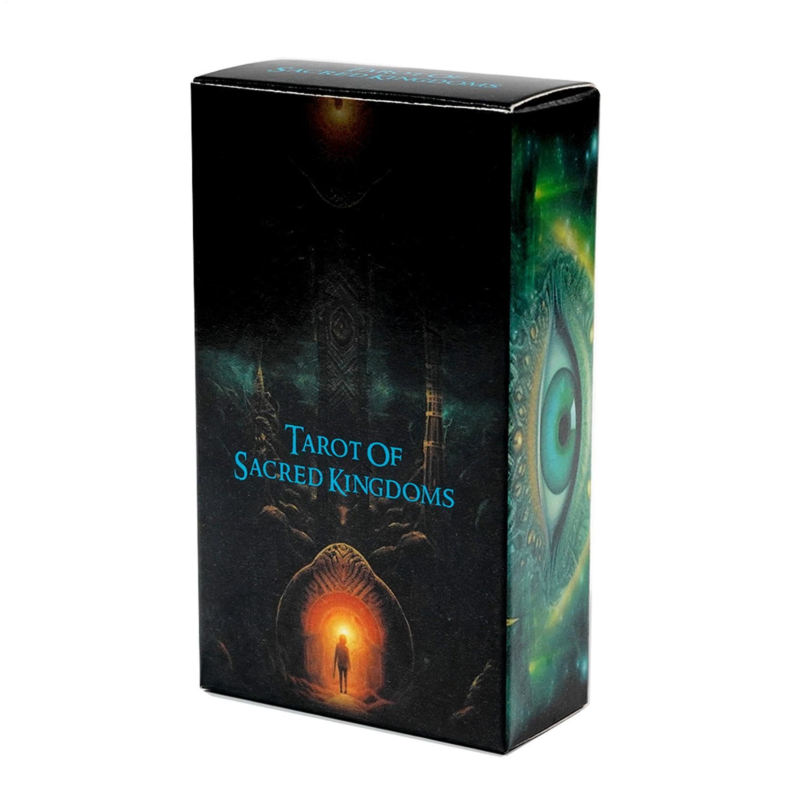 Sacred Kingdoms Tarot, Fortune Counting Deck Mystical Tarot Cards, Nowicjusz Tarot Divination Tools, 78 kart tarota, Pokład na karty duchowe, zaawansowana talia tarota