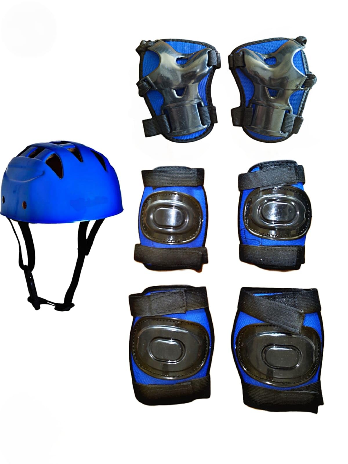 Skating Guard Kit, Protective Gear for Skating, Cycling, Kids Bikes, Helmet, Gloves, Kneepads, Elbow Pads, Blue (Blue) (B0D2PJDY2M) Amazon Price History, Amazon Price Tracker
