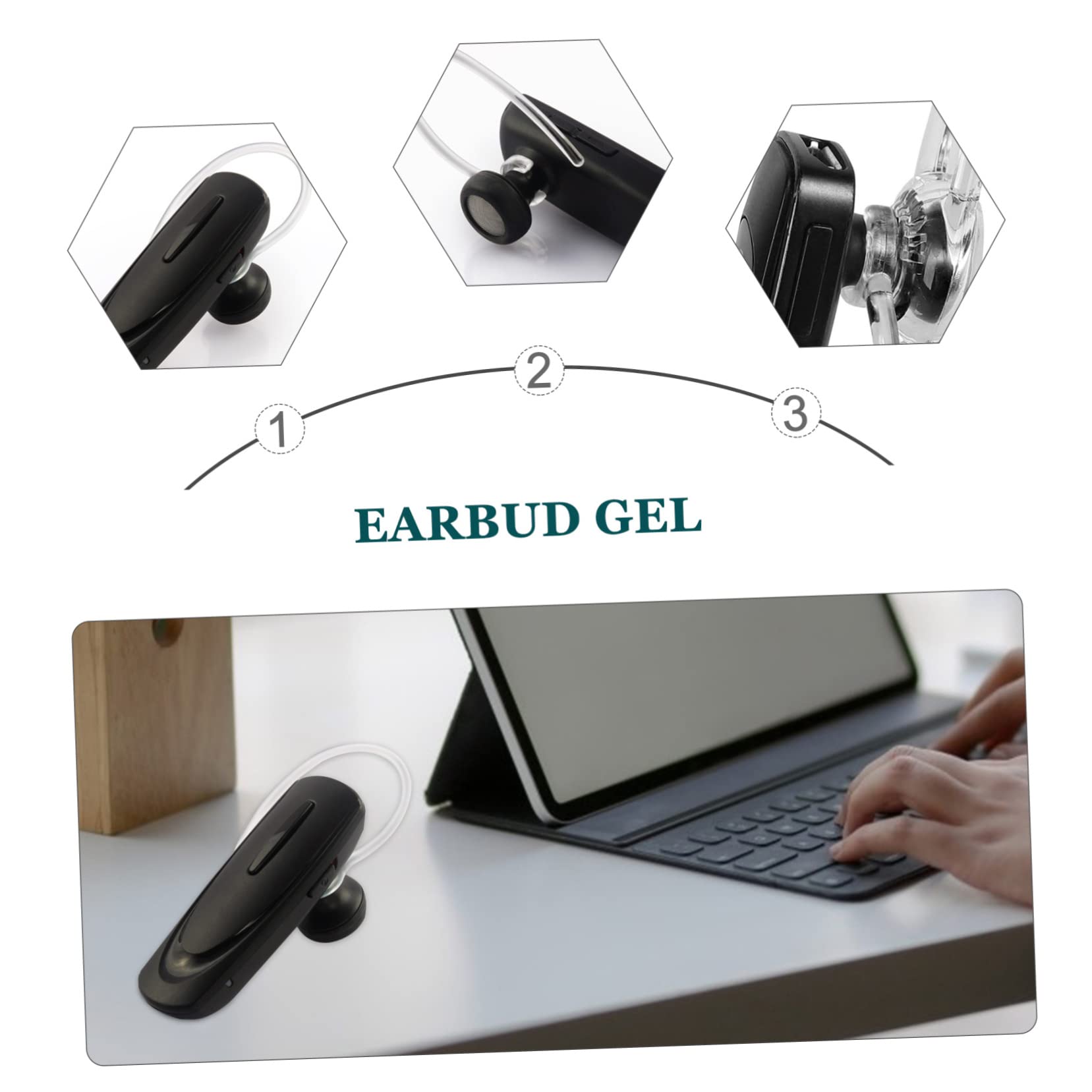Uonlytech Ensembles De 60 Pièces Boules Quies Earbuds insonorisation Casques Audio Casque Micro Mousse oreillette Embout d'écouteur sans Fil Gel pour écouteurs sans Fil Synthétique