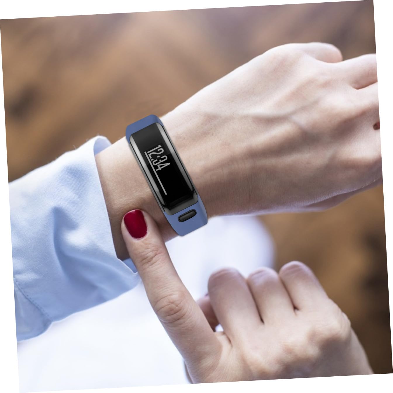 VALICLUD Silikonarmband Ersatz für Fitness Tracker Hr Schnellverschluss