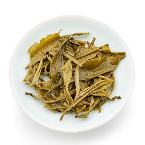 Miniatura 5 de Oriarm Té de jazmín verde Bai Hao 8.82 oz - Té verde de jazmín chino hoja suelta - Nivel de cafeína bajo - Procesado naturalmente