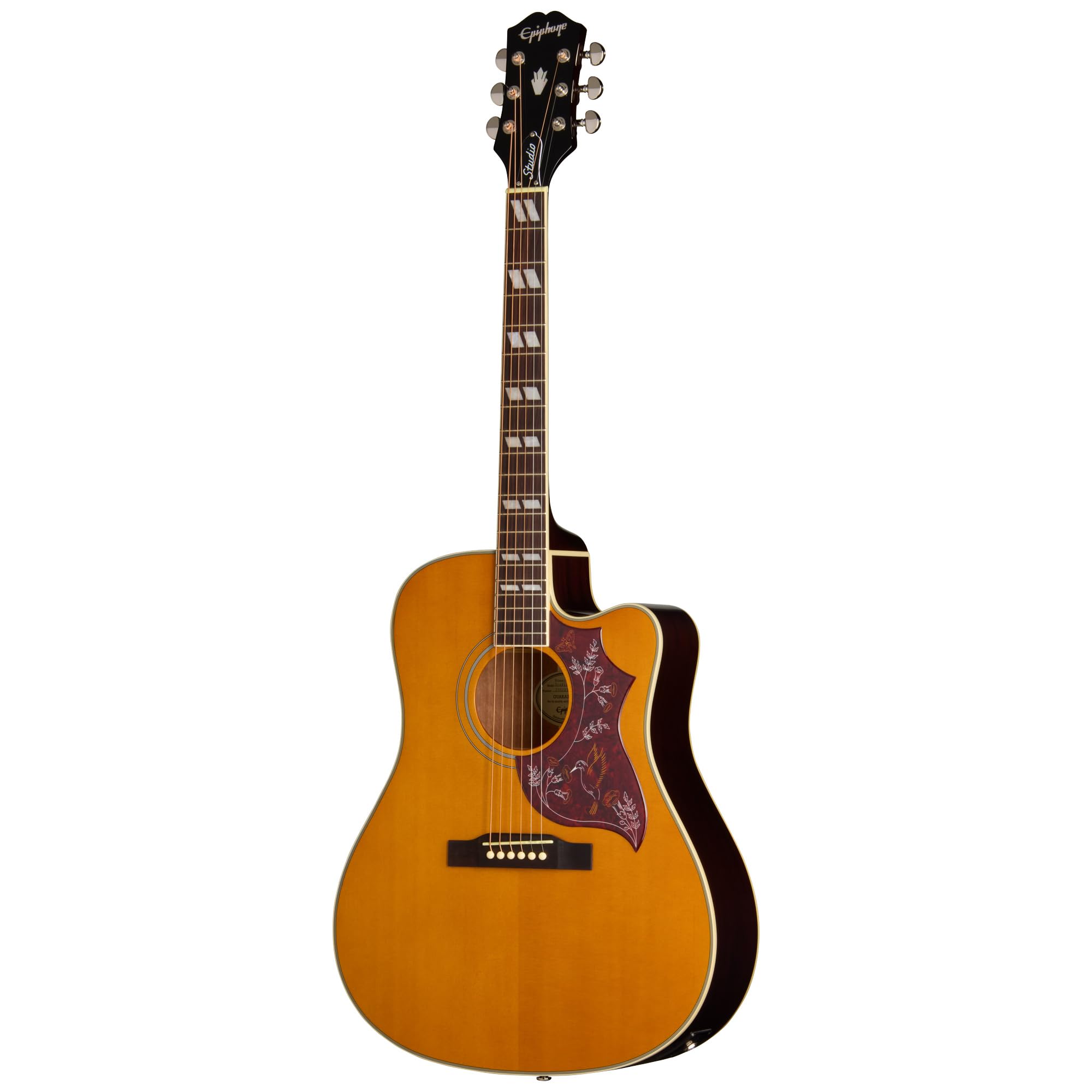 Epiphone Hummingbird Studio エレアコギター Amazon.com: Epiphone Hummingbird Studio EC Acoustic Electric