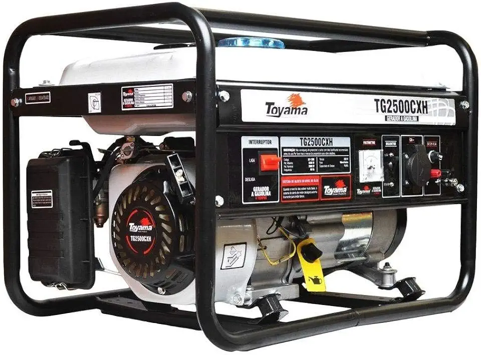 Gerador A Gasolina Toyama 2200 Watts 220 Volts Motor 4 Tempos