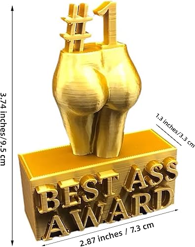 Miniatura 8 de Premio al mejor culo, figura de cuerpo femenino, escultura, decoración de trofeo, novedad traviesa cadera, trasero, estatua de resina, divertida