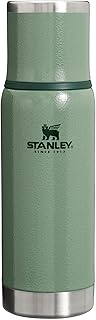 Stanley Adventure to Go Insulated Travel Tumbler - 17 OZ - Leak-Resistant Stainless Steel Insulated Bottle with Insulated Cup Lid and Splash-Free Stopper, Hammertone Green, 10-10816-001