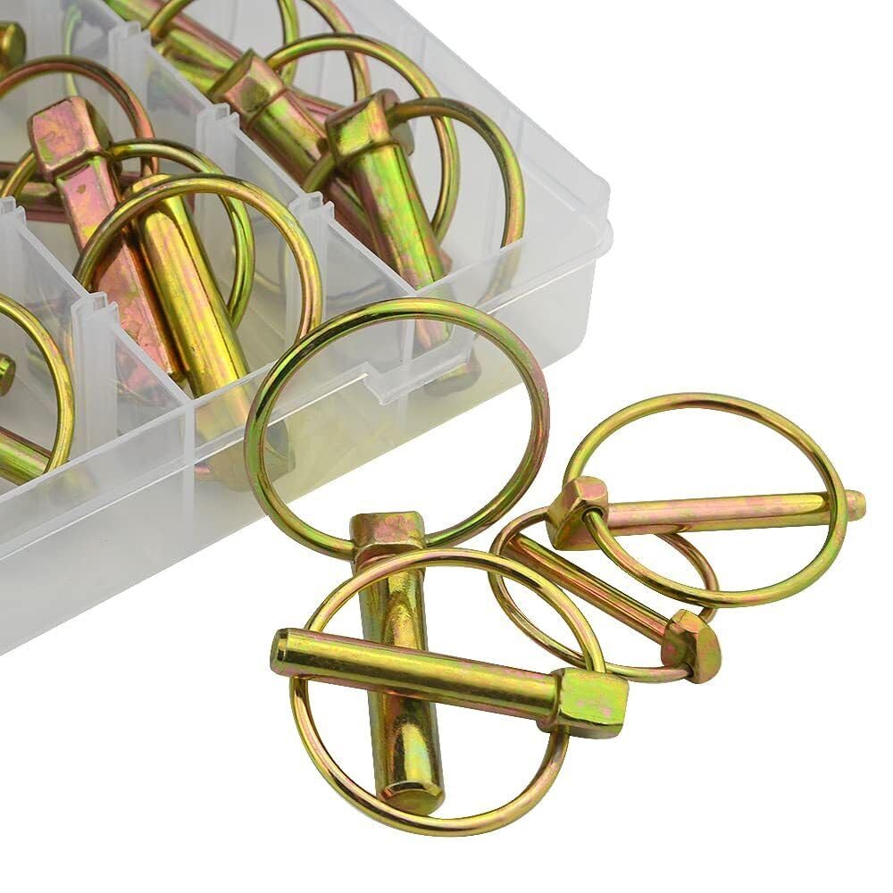 KIT SET ASSORTIMENTO 50 SPINE COPPIGLIE A SCATTO FERMI COPPIGLIE PERNI SPINOTTI