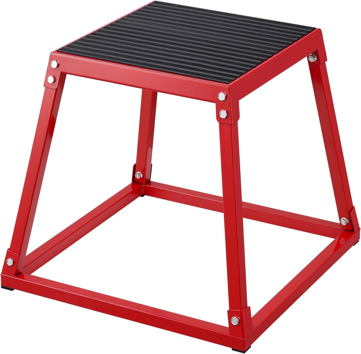 Aptliton Plyometric Jump Boxes, 18 Inch Plyo Box, Red