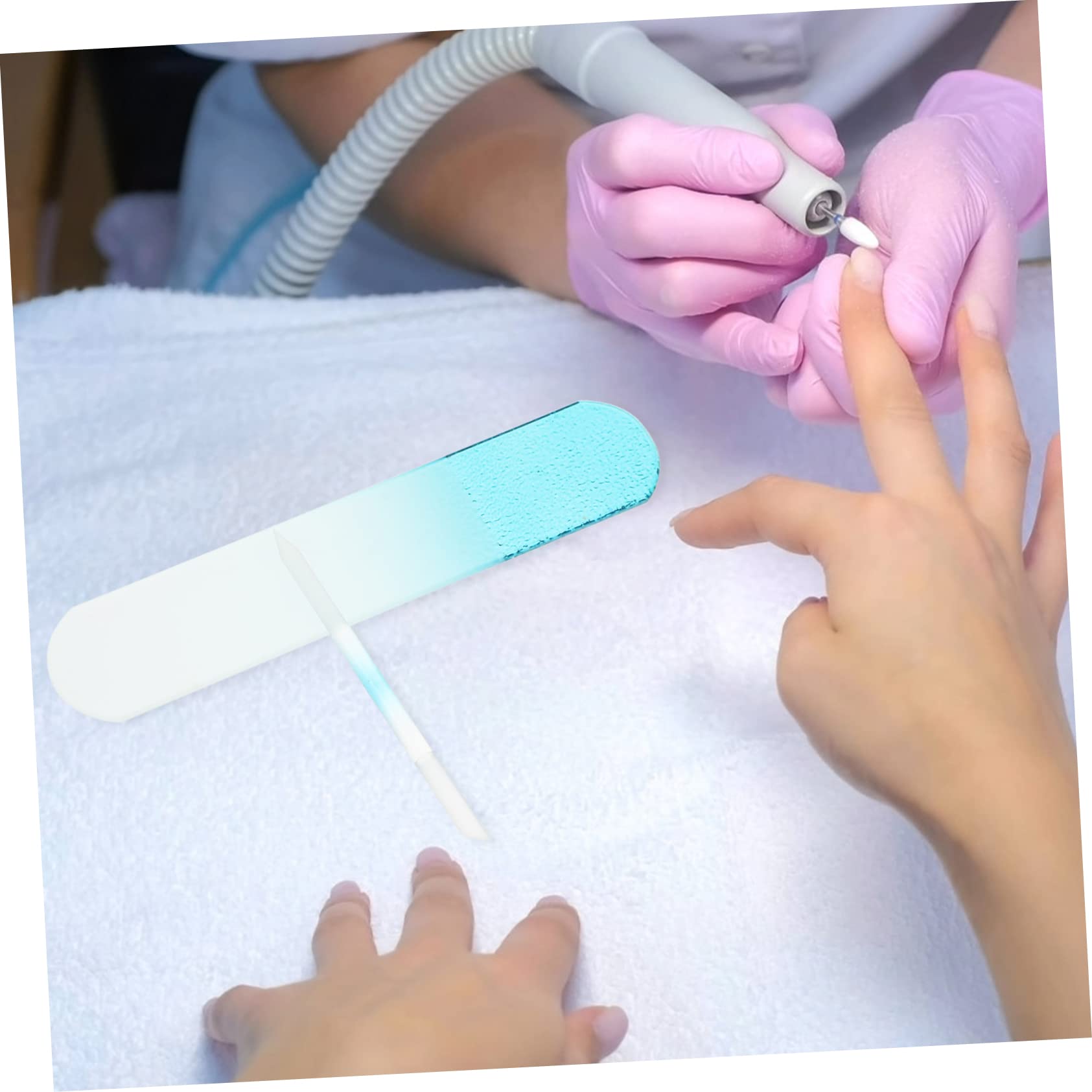 POPETPOP 8piezas Uñas De Para Manicura De Pulido Para Uñas Diseño Ergonómico Mango Antideslizante Para Salón