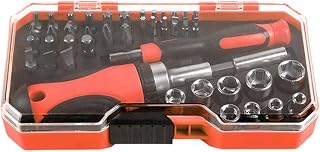 Ratcheting Screwdriver Set Multifunktionell med Förvaringsväska | Spärrskruvmejsel set med flera verktyg För bil, möbler, , , garage och verkstad