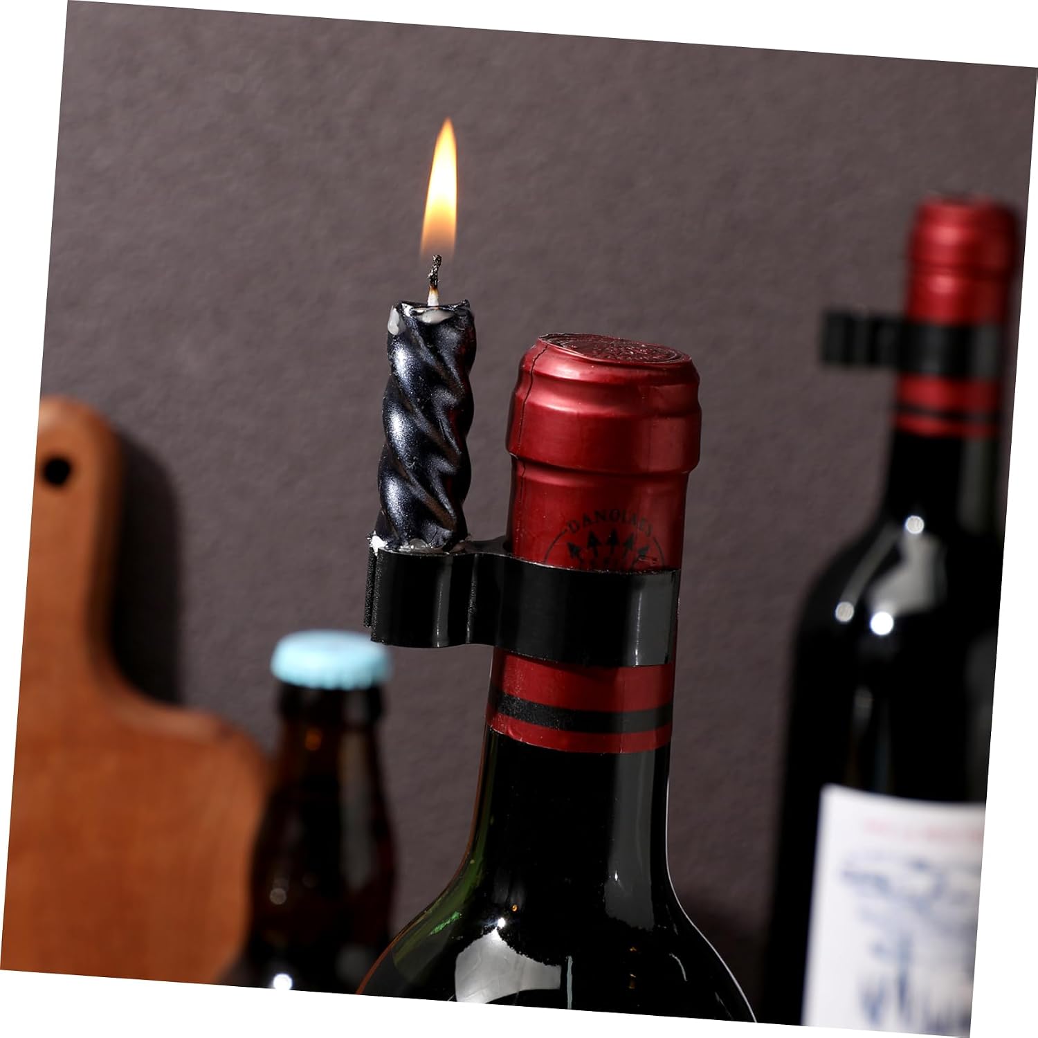 9pcs Plastic Wine Bottle Candle Clips for Party Decorations