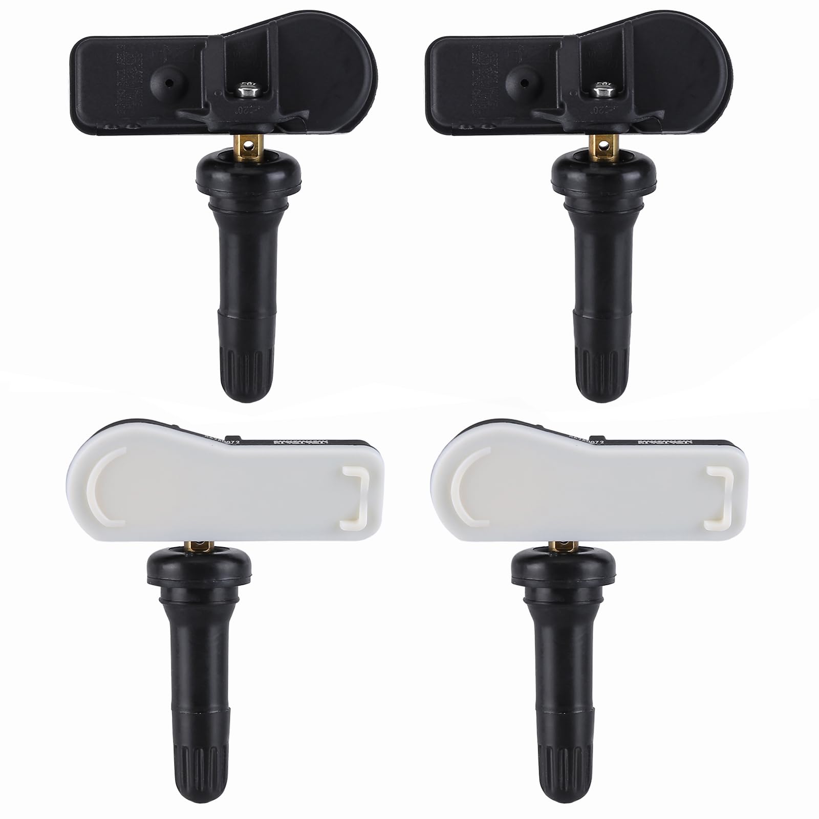 4PCS Radsensor vorne und hinten Reifendrucksensor Kompatibel für Hyundai i20 iX35 Santa Fe Sonata VII Tucson RDKS RDK Sensor Reifendruckkontrollsystemor TPM226 TXS152 52933C1100 52933C8000