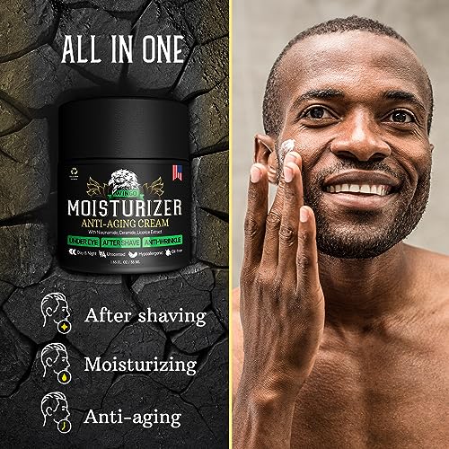 WINGO-All-In-One-Mens-Face-Moisturizer-Cream-After-Shave-Lotion-for-Men-Anti-Aging-Wrinkle-Vitamin-B-E-Collagen-Aloe-Vera-Organic-Day-Night-Skin-Care-185-oz