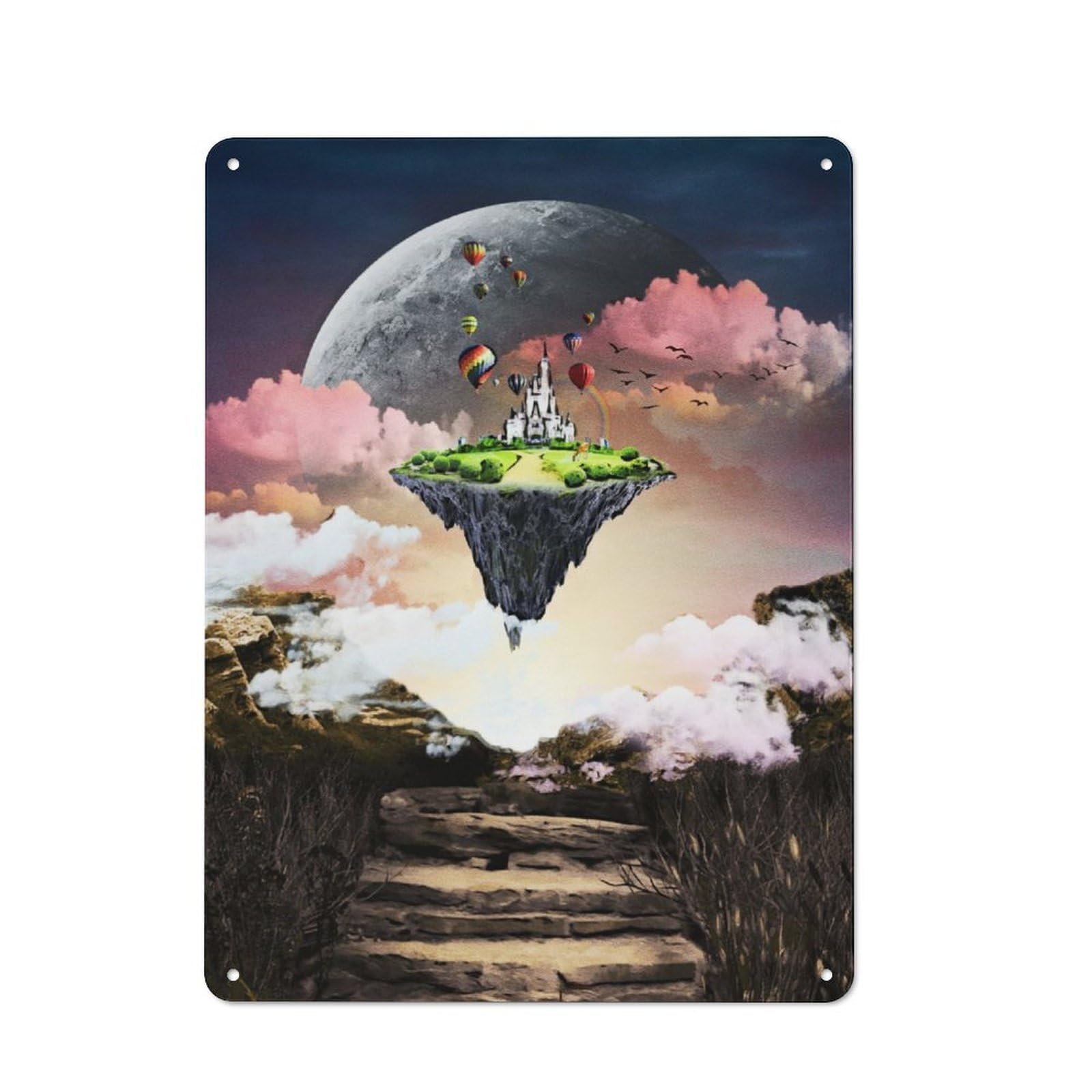Junmoney Projects 40 Industrial Decorative Metal Plaque 40X30cm, Studio Wall Art For Flat, Bar, Studio Or Gallery Wall