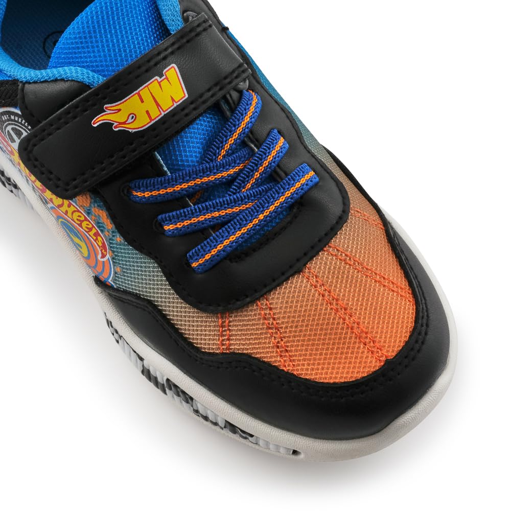 Hot Wheels Zapatillas deportivas para niños con correa fácil