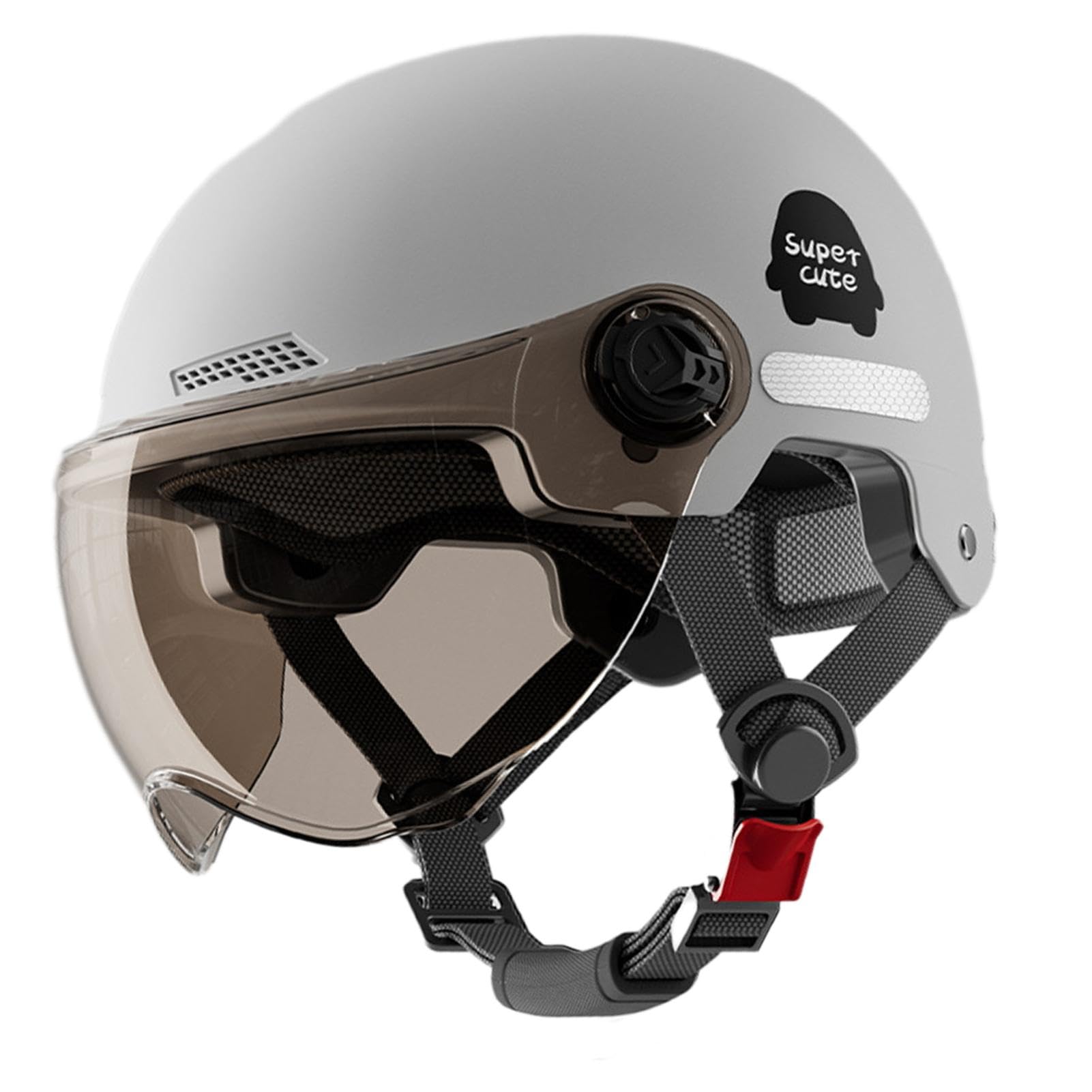 Copricapo Moto - Casco di Protezione Moto Con Parasole | Fibbia Mezzo Copricapo Moto Copricapo Copricapo Ciclismo Casco Duro Casco Moto Per Adulti E Accessori Di Protezione Per Uomini