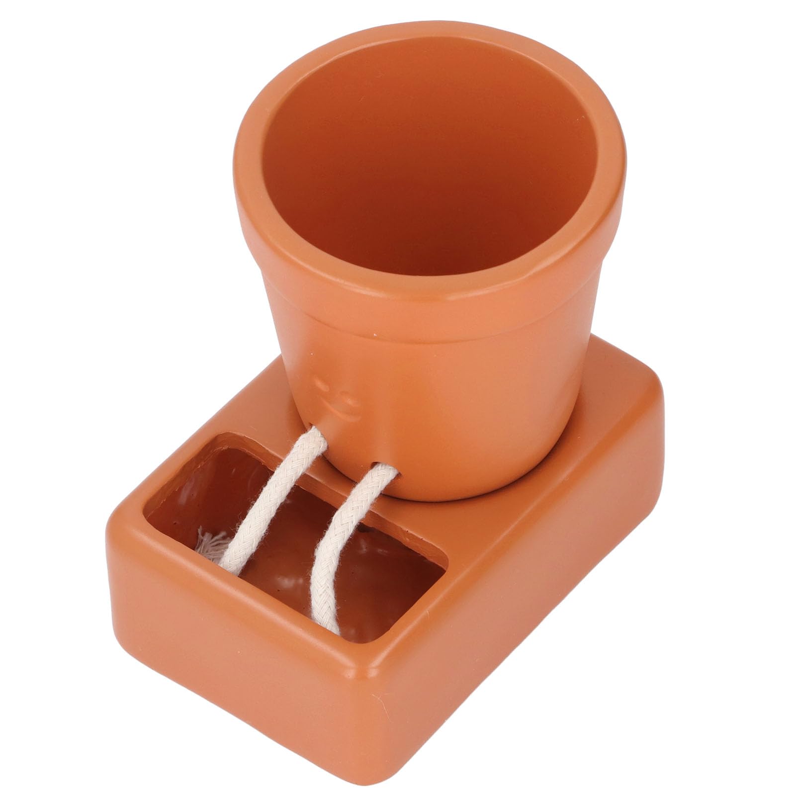Pot de fleur à arrosage automatique Emoshayoga en résine
