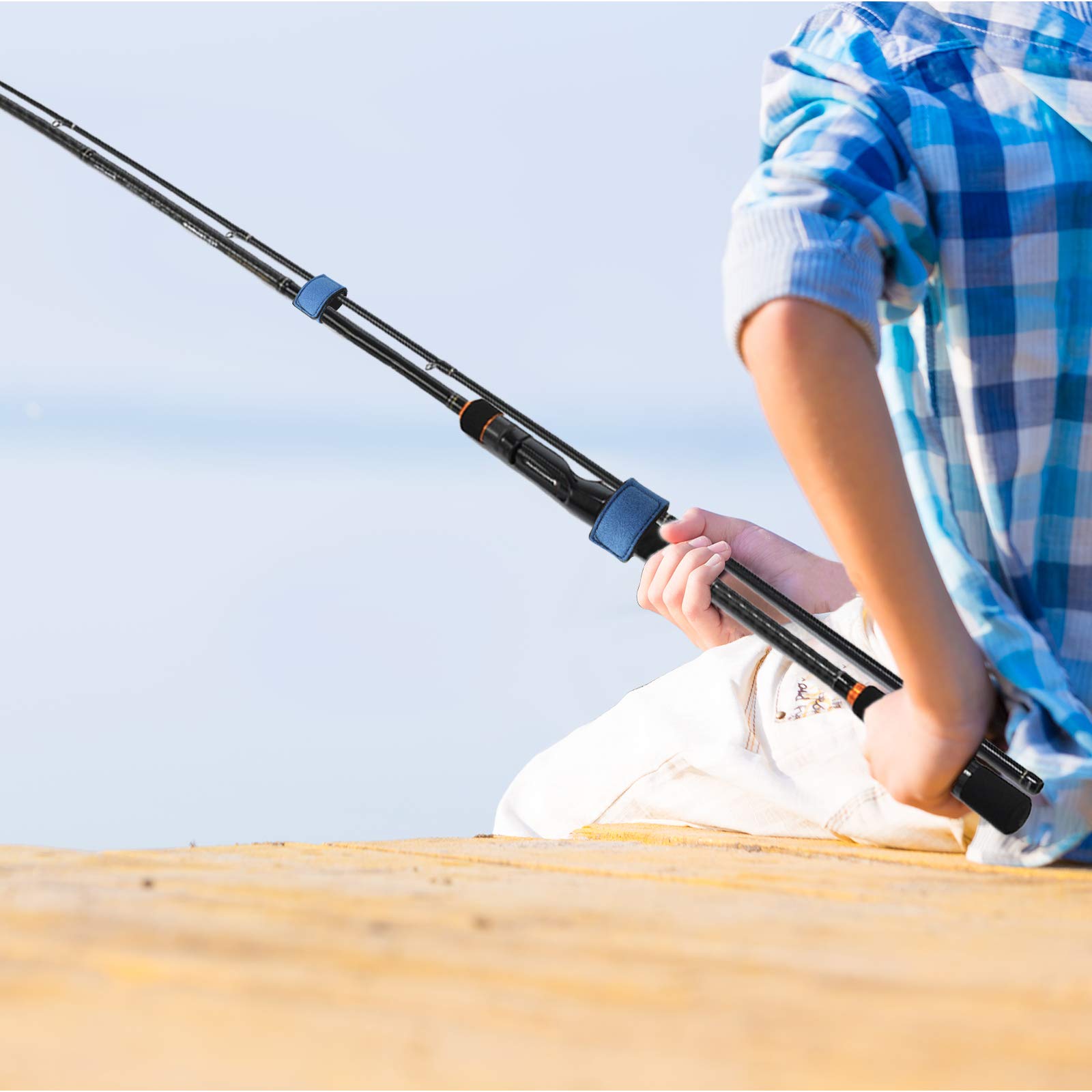 Cinghie per canne da pesca elastiche personalizzate fascette per canne da pesca mulinello cinturino per attrezzatura accessori per la pesca