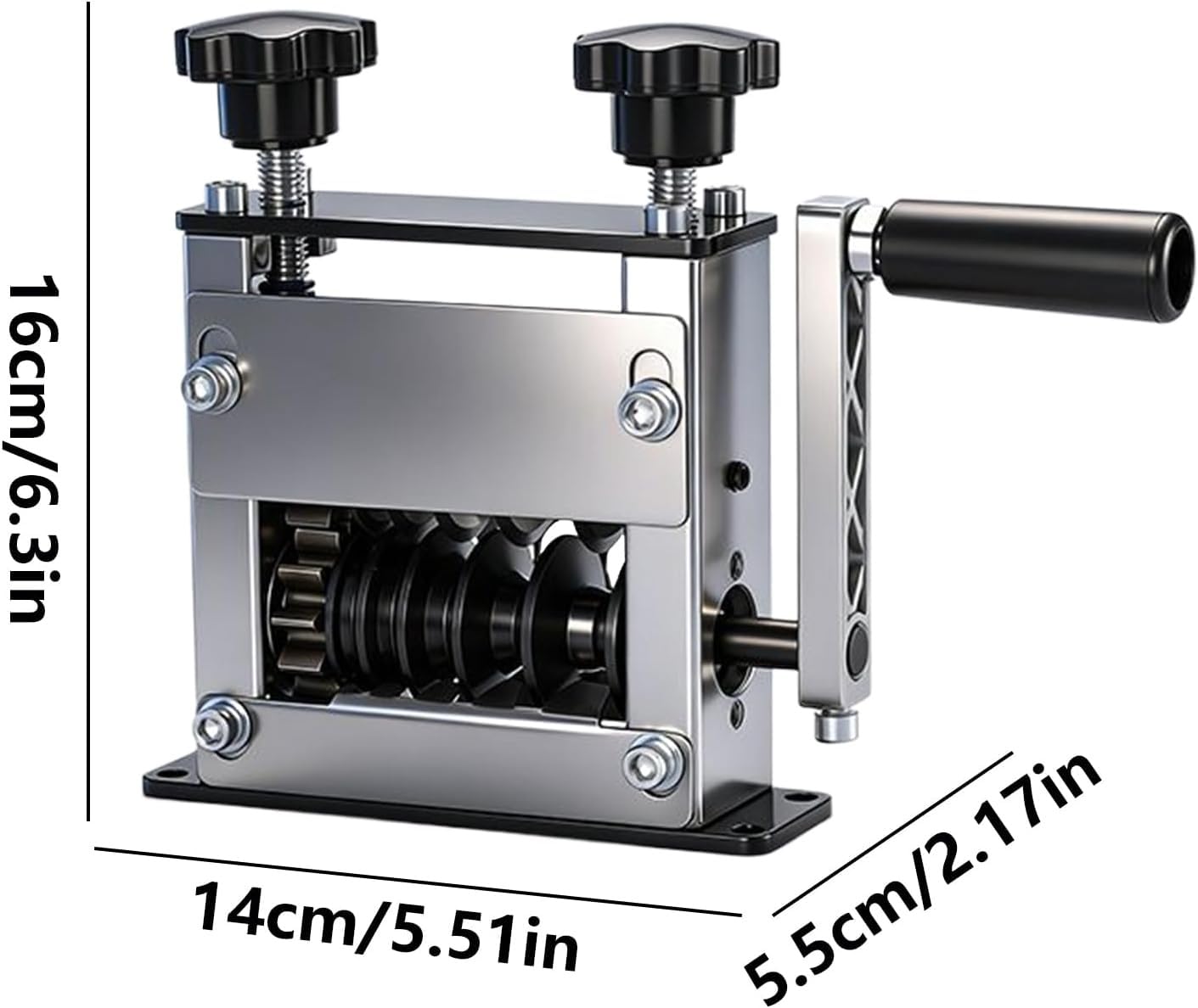 Máquina Peladora De Cables, Dispositivo De Precisión For Quitar Aislamiento, Con Pelacables Automático Ajustable Y De Cobre De 6 Orificios, For Mantenimiento Del Hogar, Uso Confiable Para(Silver)