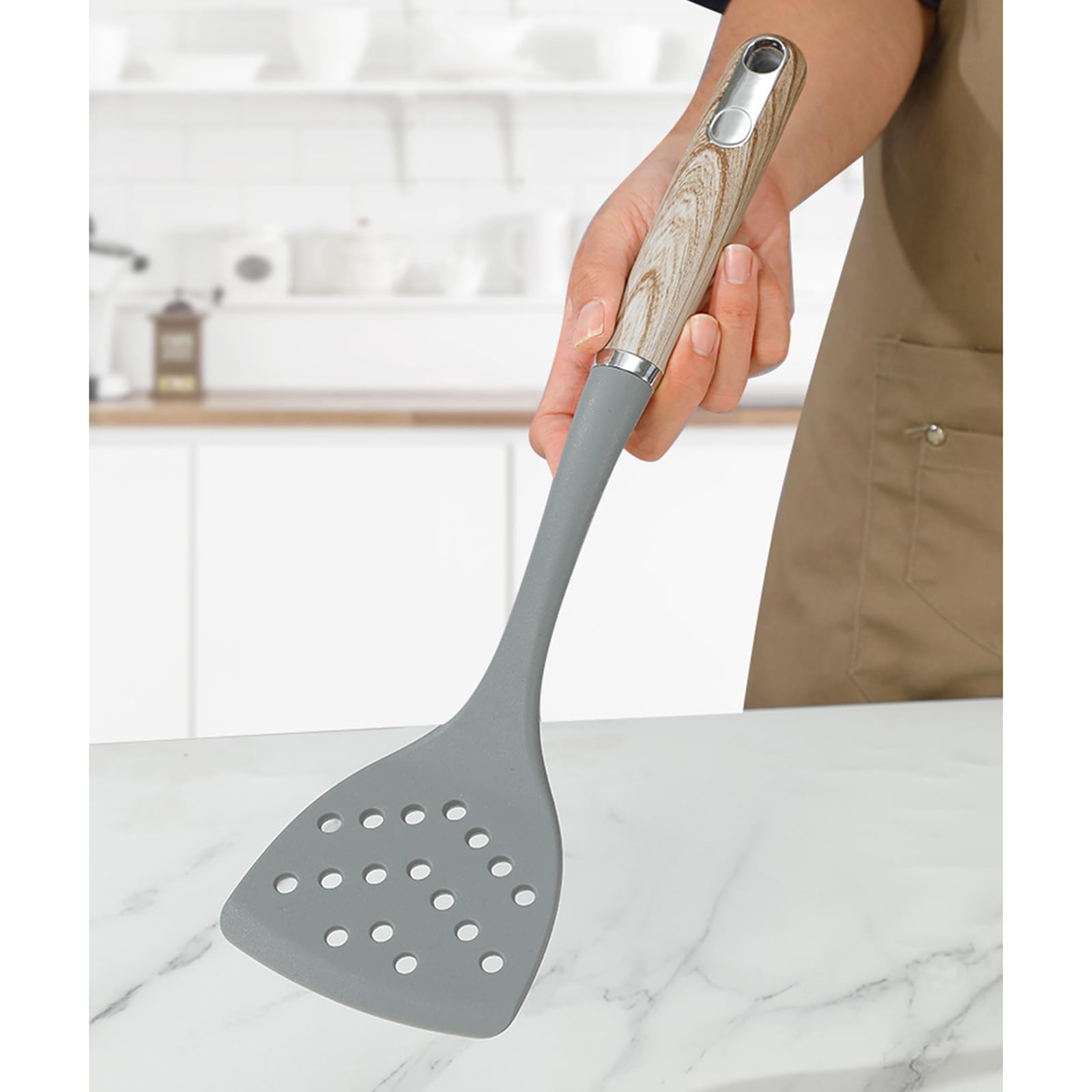 Zestaw 8 Przyborów Kuchennych - Zestaw Zagnieżdżonych Przyborów Kuchennych - Zestawy Przyborów Kuchennych First Home Essentials Bez BPA - Gadżety Kuchenne Household Essentials