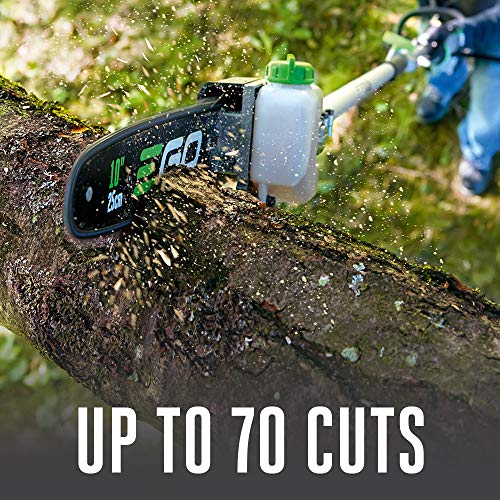 Image of EGO POWER+ Pole Saw Attachment and Power Head, Cordless Electric Pole Saw for Tree Trimming, Multi-Head System, Includes 56V 2.5Ah Battery and Charger - MPS1001