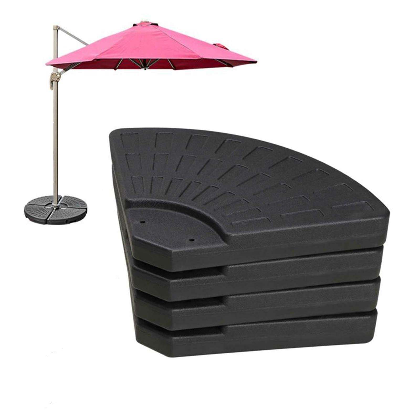 Buy Youyijia Parasol Base Stand Weight Set of 4 Outdoor Cantilever