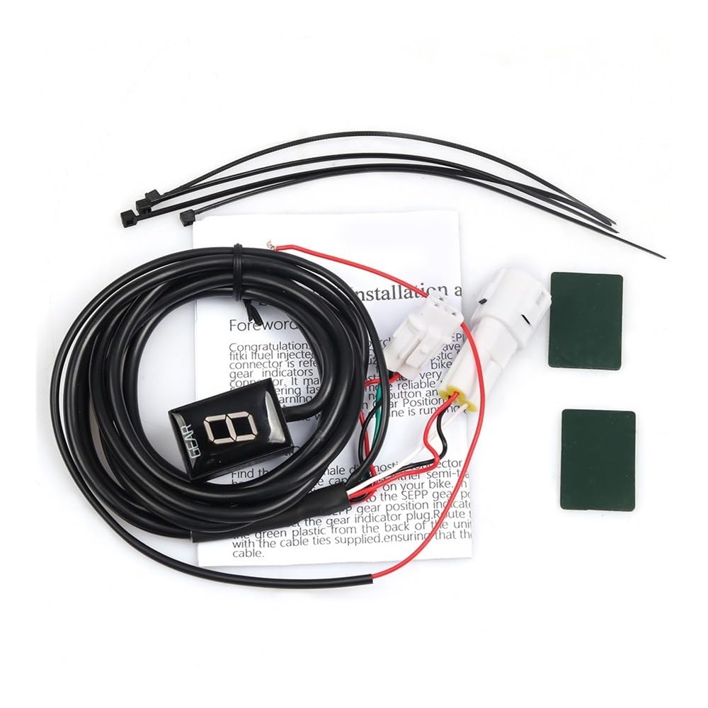 Indicador Marchas Motocicleta Indicador De Marcha para GSF650 GSF 650 2006 2007 2008 2009-2014 2015 Accesorios para Motocicletas Medidor Pantalla 1 A 6 Velocidades