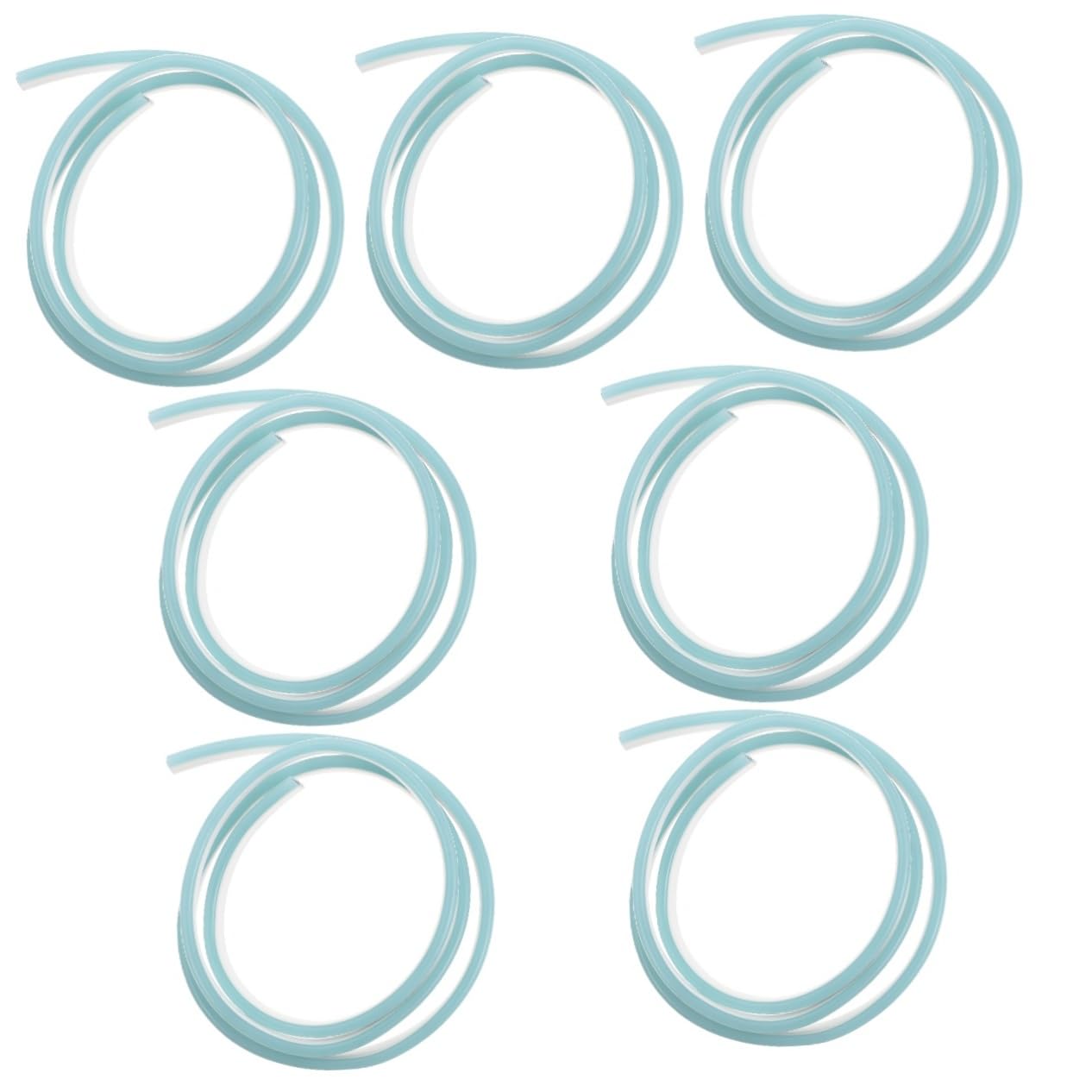 ARTIBETTER 7pcs Led Neon Light Strip Flexible Silicone Rope Light for Use Rated Easy to Bend for for Signs and Decorations
