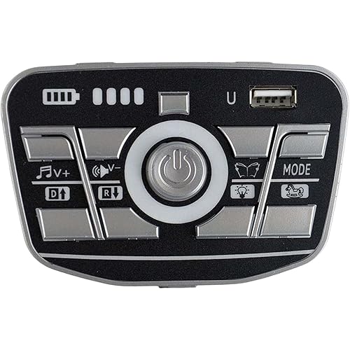 Kids Rides on Car Medium Control Panel for Kids Powered Ride on Car Toy Parts