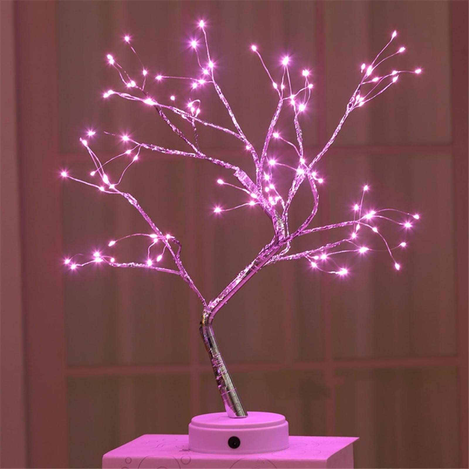 Amazon.co.jp: LEDナイトライトミニクリスマスきらめきツリー銅線