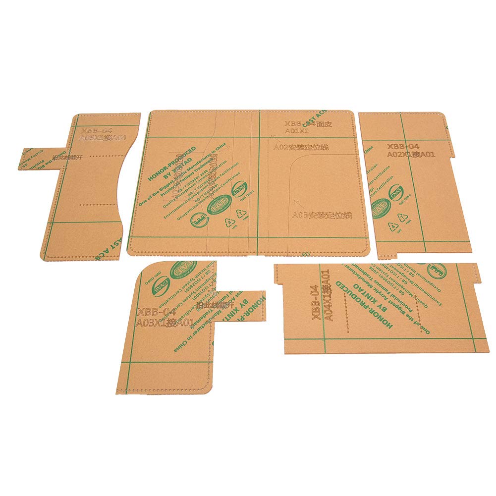 Acryl Notebook Tasche Tagebuch Buch Fall Leder Vorlage Set Schablone DIY Lederhandwerk Schimmel Leder Muster Vorlagen Werkzeug