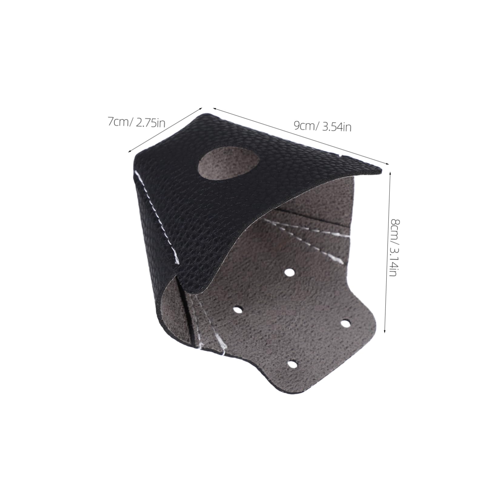 1 Pair PVC Shields for Skates Toe Protection Sleeves for Roller Inline Skates for Quad Skating Black