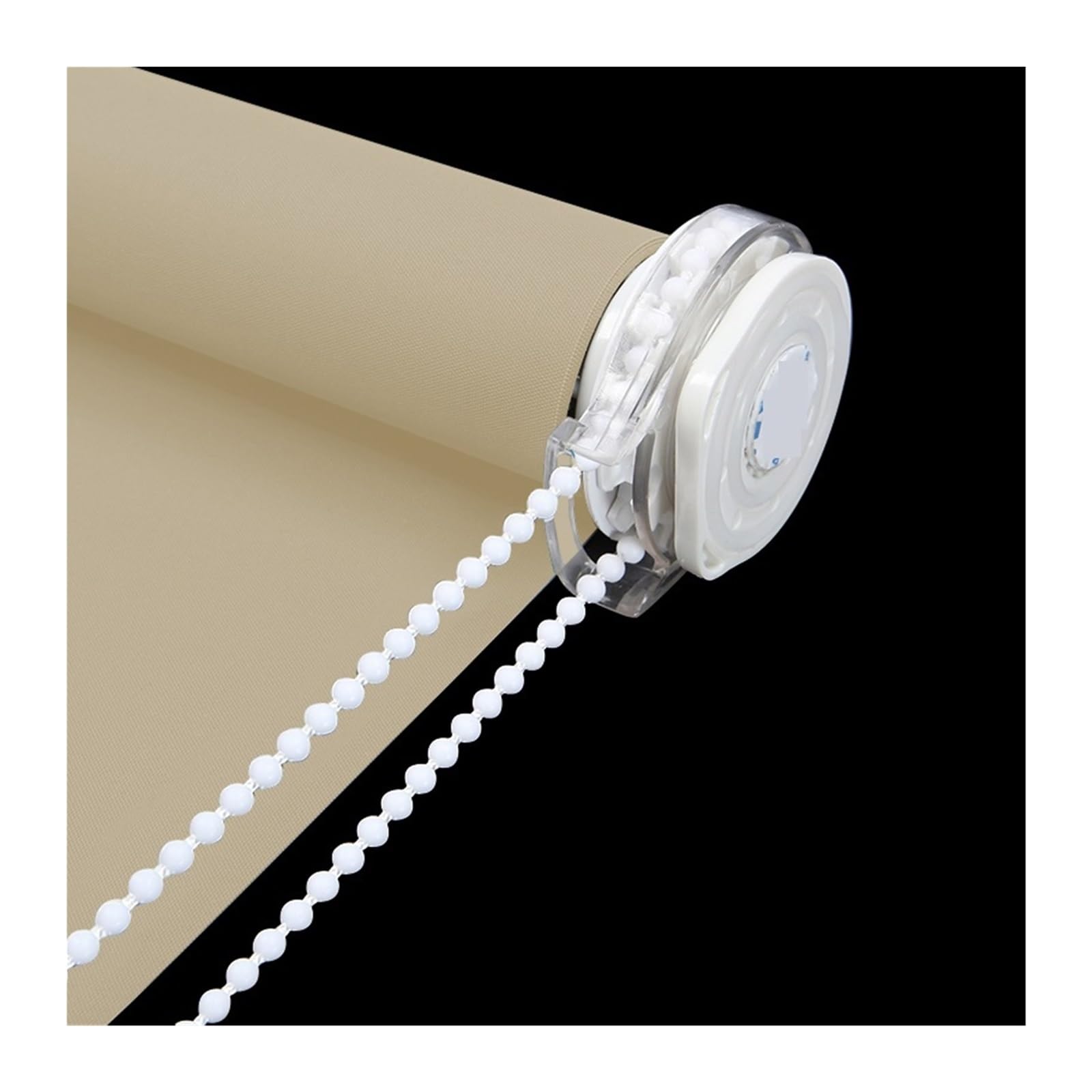 Store roulant occultant beige W150 x H180cm sans perçage pour fenêtre