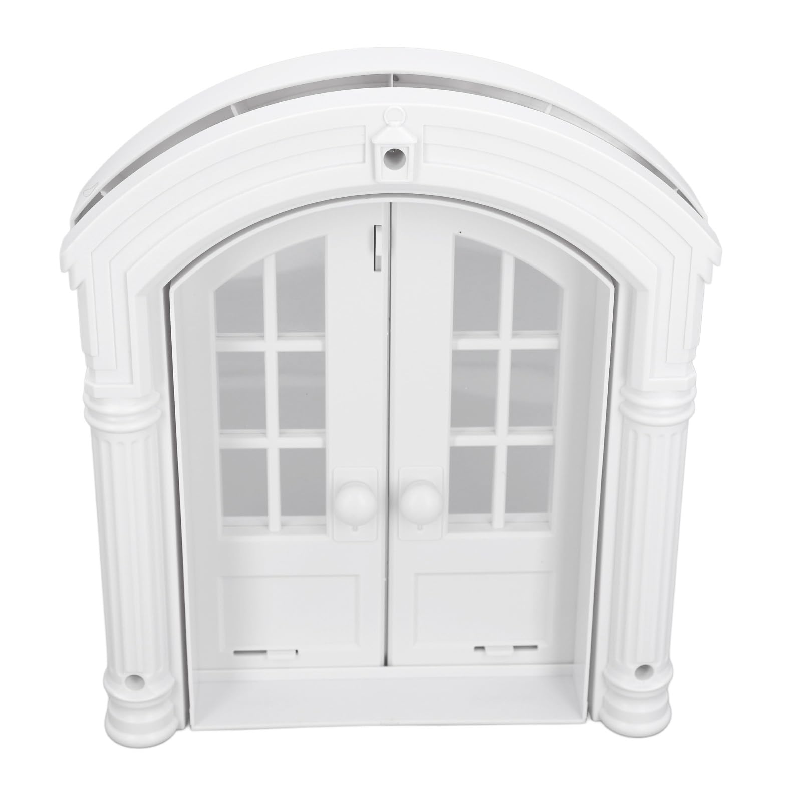 Elegante Französische -Katzentür für Haustiere und Hunde, Doppelschaukel-Design für Einfachen Zugang, Keine Klappentürschlösser, Ideal für Katzen und Hunde, 9,45 X 10,83 X 2,83 Zoll
