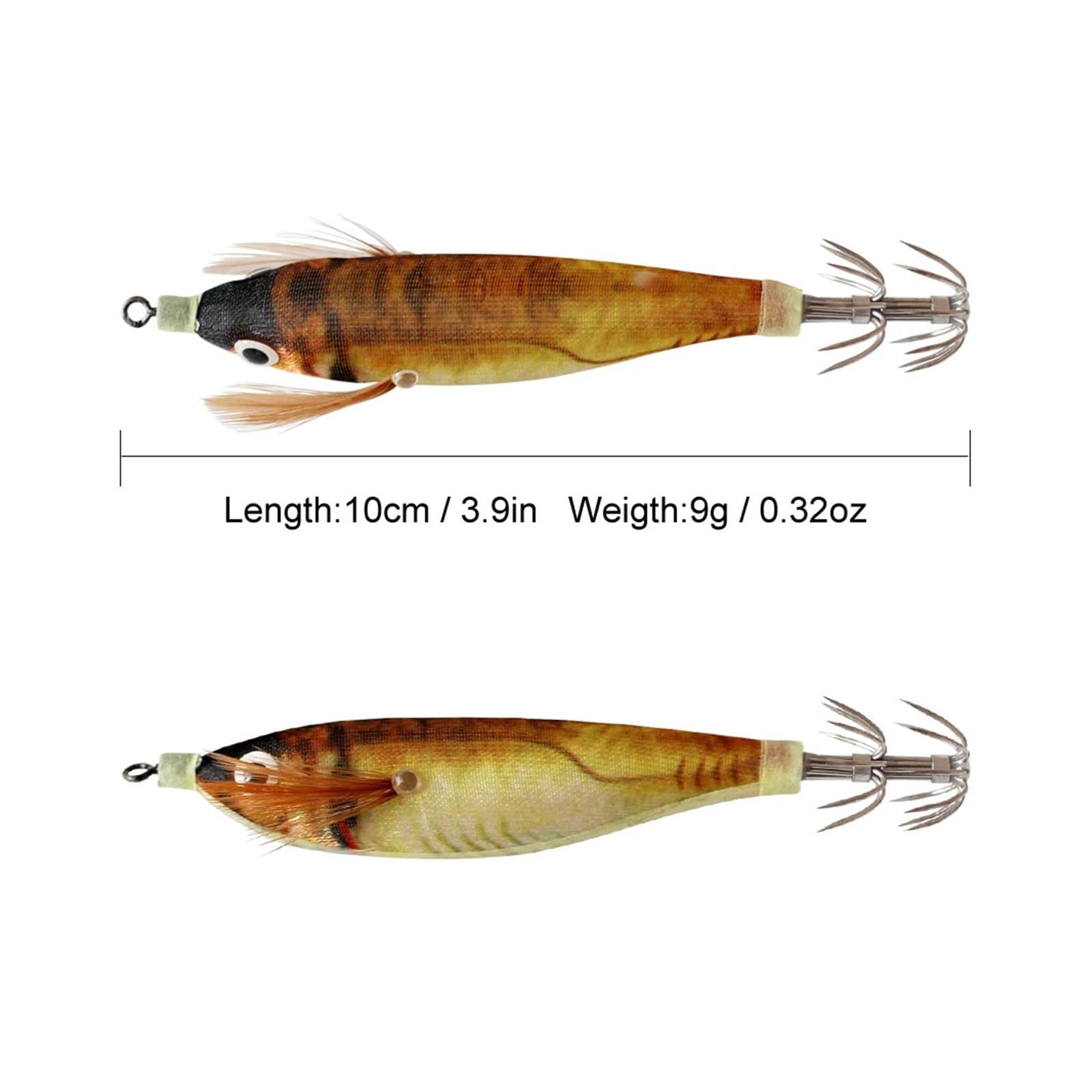 Lot De 10 Leurres De Pêche Pwshymi – Appâts Souples Bioniques, Lumineux, En Plastique, 10 Cm, Pour Mer Et Rivière