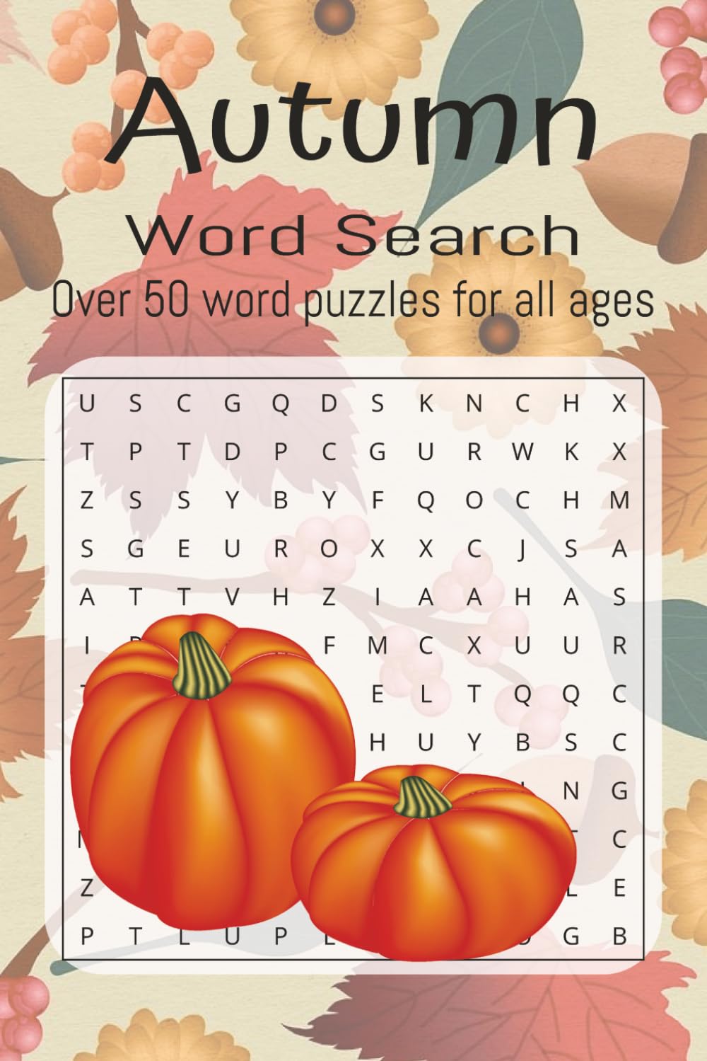 Autumn Word Search: Over 50 word puzzles for all ages