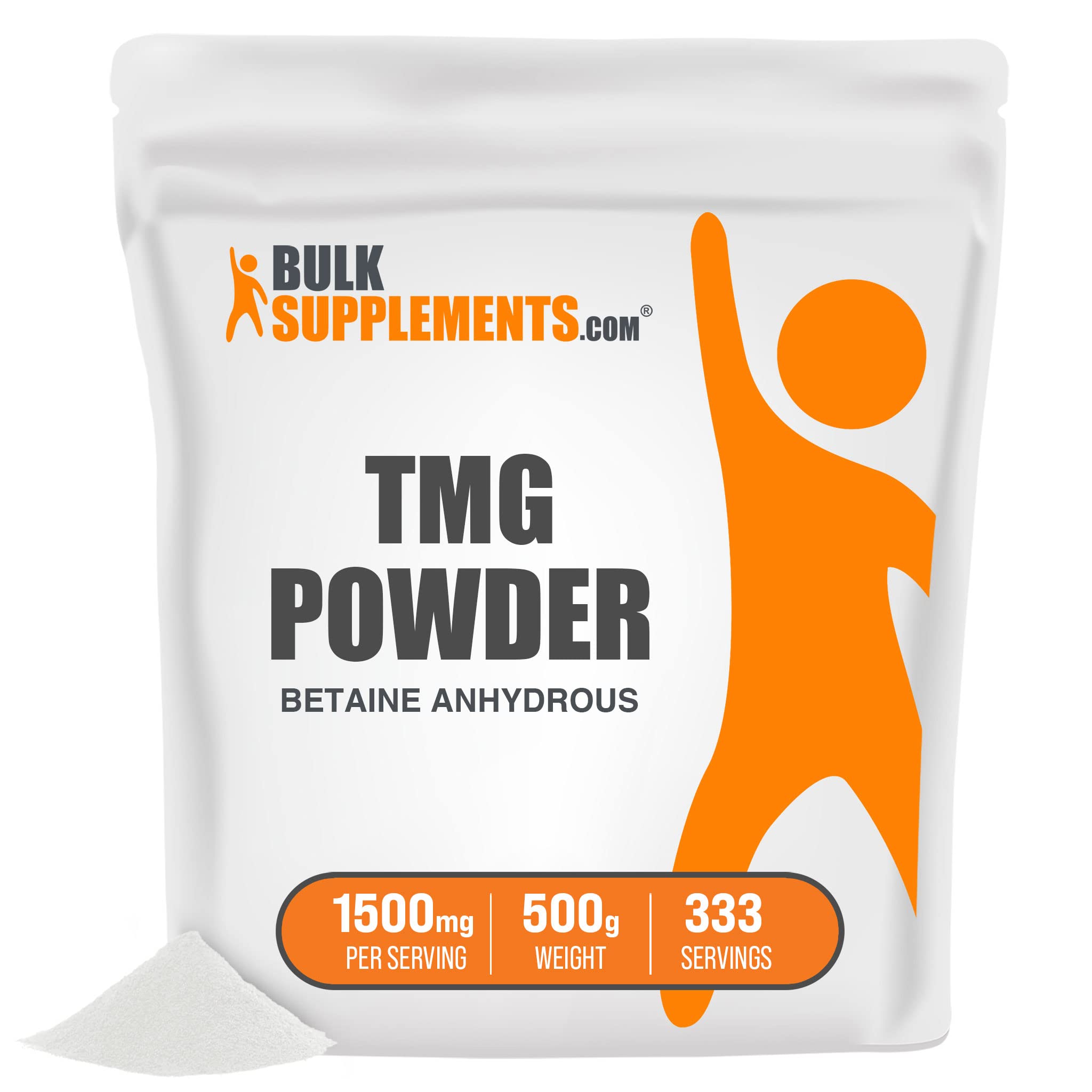 Amazon.com: BulkSupplements.com Betaine Anhydrous Trimethylglycine (TMG)  Powder - Betaine Supplement - Liver Supplement - Glycine Supplements -  Gallbladder Supplements - TMG Supplements (500 Grams - 1.1 lbs) : Health &  Household