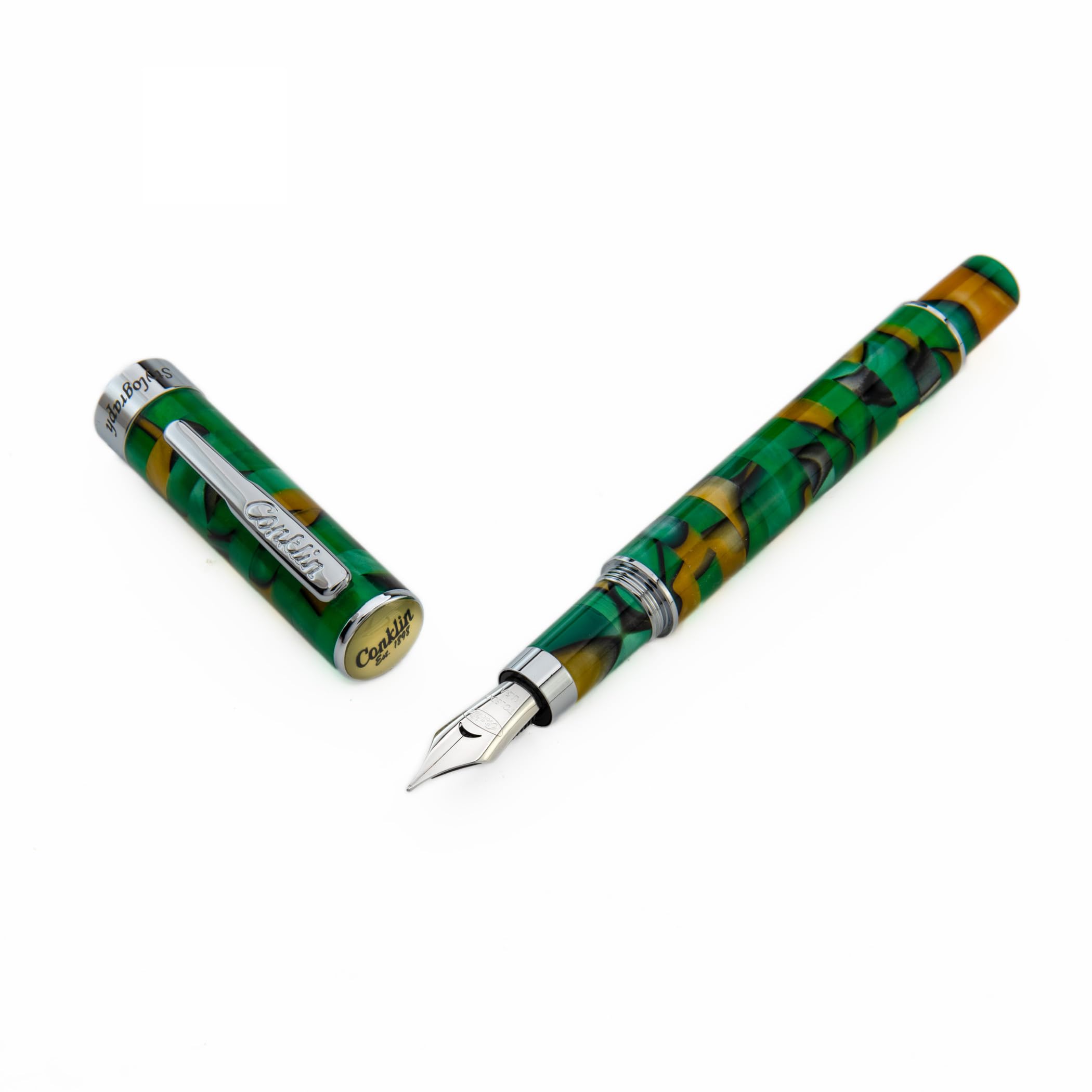 Conklin　万年筆　モザイク柄　ブラウン Conklin 万年筆 モザイク柄 ブラウン 【公式通販】