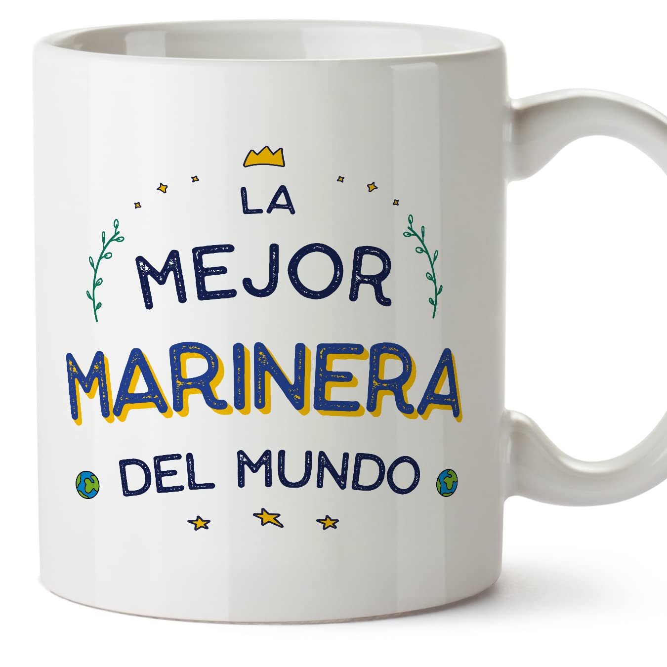 MUGFFINS Sailor Woman Mug - in Spanish - Mejor del Mundo - Funny Gift for Colleagues - Ceramic 11oz Mug — image 1